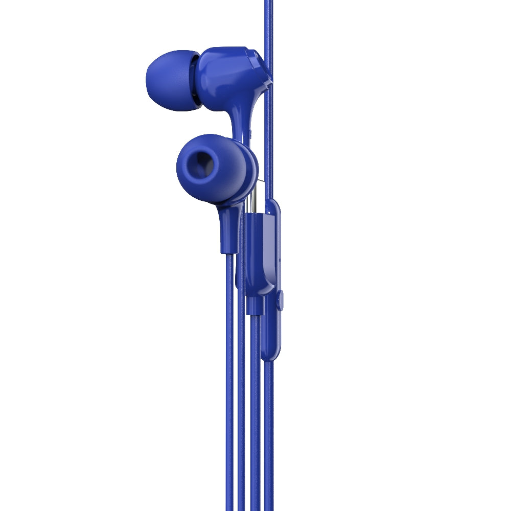 EM-01 Type C Wired Earphone with Noise Cancellation (Blue)