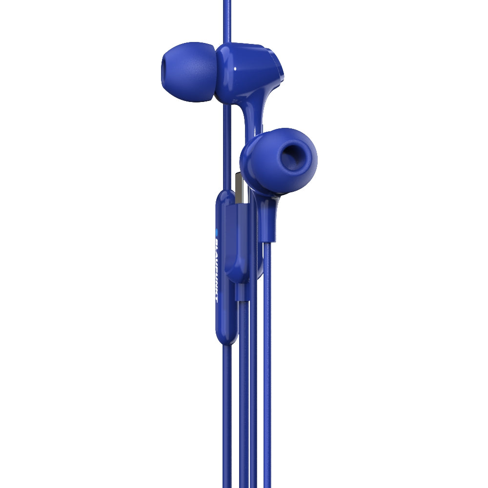 EM-01 Type C Wired Earphone with Noise Cancellation (Blue)