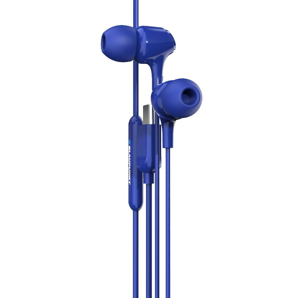 EM-01 Type C Wired Earphone with Noise Cancellation (Blue)