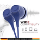 EM-01 Type C Wired Earphone with Noise Cancellation (Blue) - Blaupunkt India