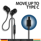 EM06 Type C Wired Earphone(Black) - Blaupunkt India