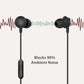 EM10 Wired Earphone with Advanced Noise Cancellation Mic (Black) - Blaupunkt India