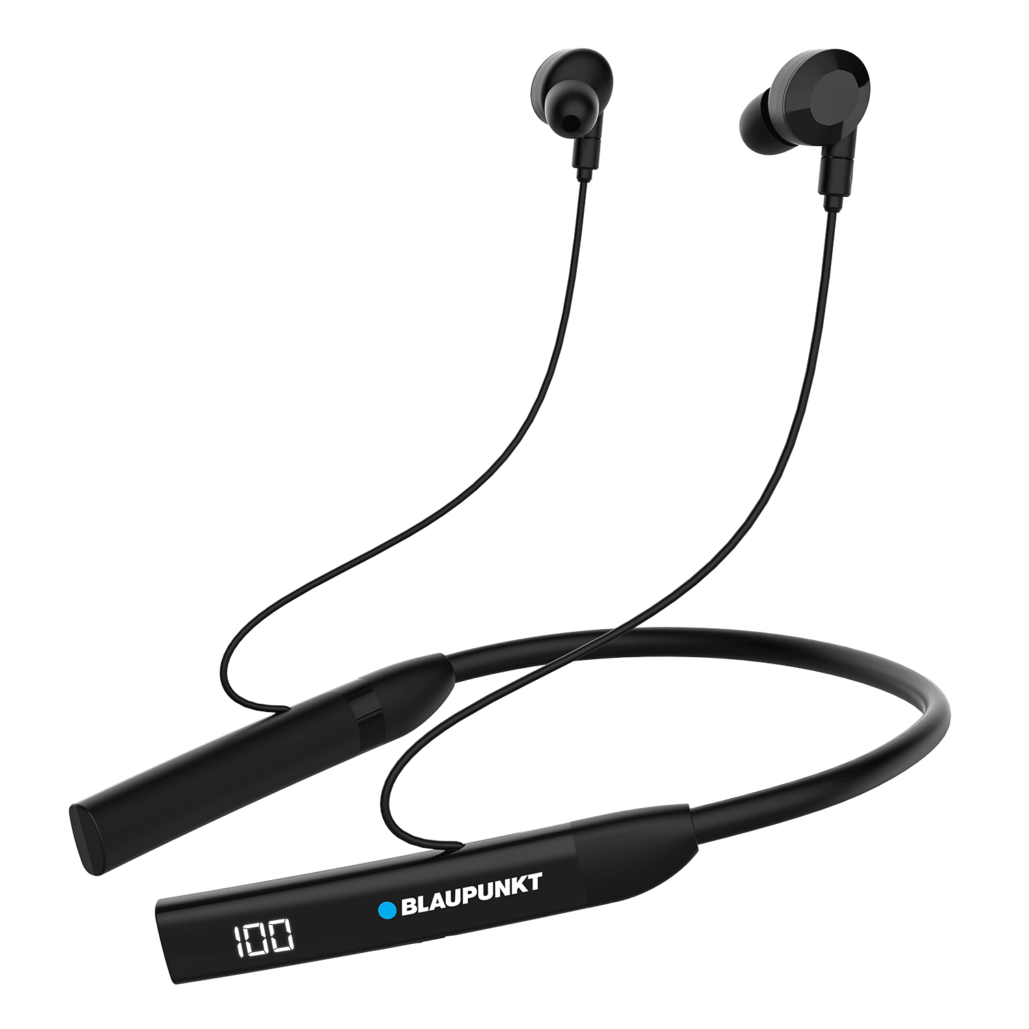 Recertified (Almost new)BE100 Neckband with Ultra-Long Playtime (BK) - Blaupunkt India