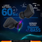  BTW09 MOKSHA ANC BK Bluetooth Headset with Large Batteries 60Hrs