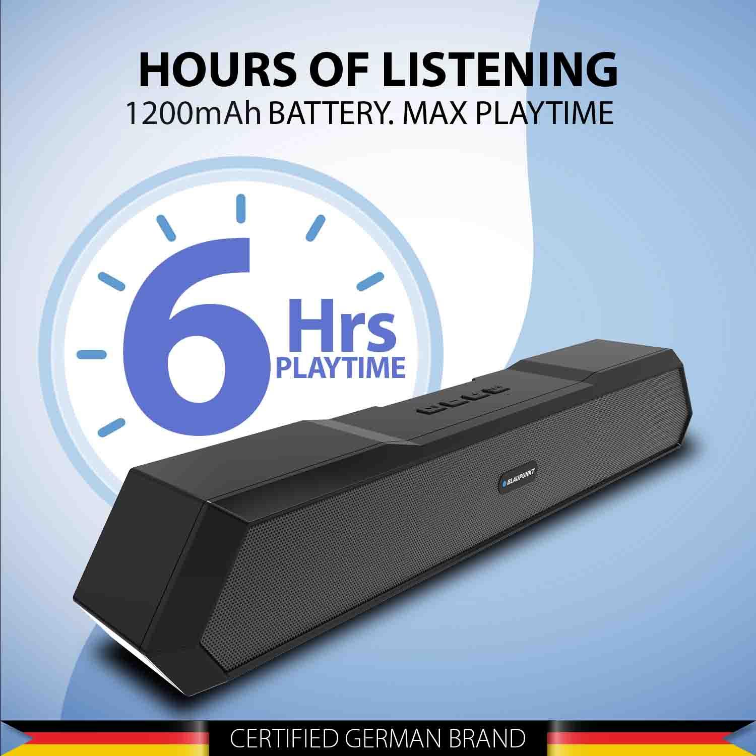 SBA15 Wireless Bluetooth 14W Soundbar - Blaupunkt India