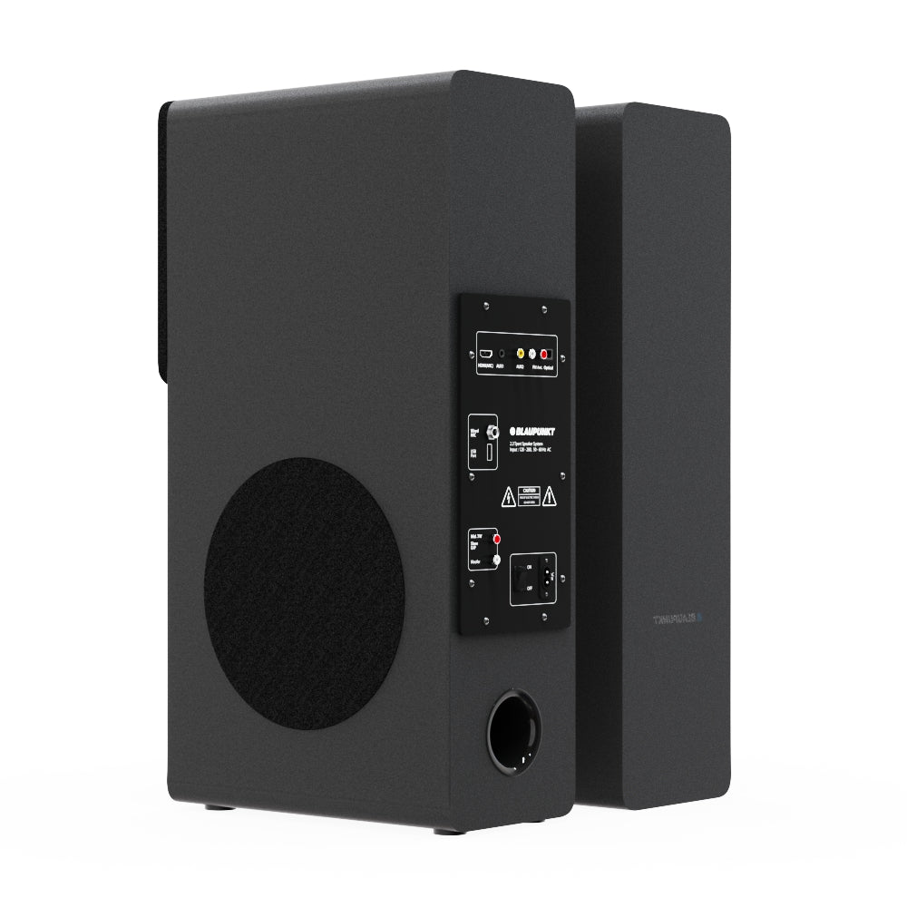 TS120 Bass 140W Bluetooth Tower Speakers Black