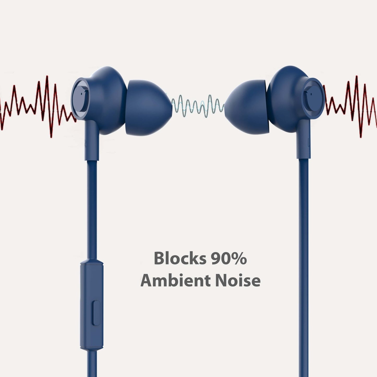 Blaupunkt EM-10 BL (Blue)| Wired Earphone|Noise Isolation