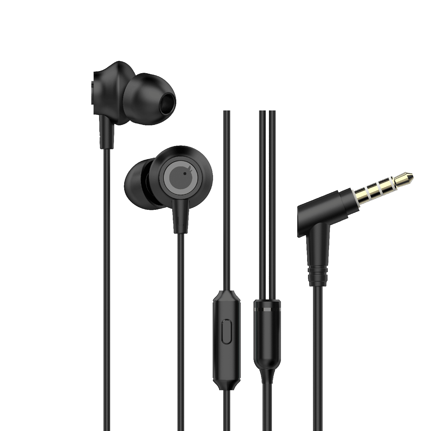 (Like new) Recertified EM-10 Wired Earphone with Advanced Noise Cancellation Mic (Black) - Blaupunkt India
